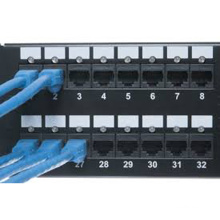 Panel de conexiones FTP Cat6 de 48 puertos